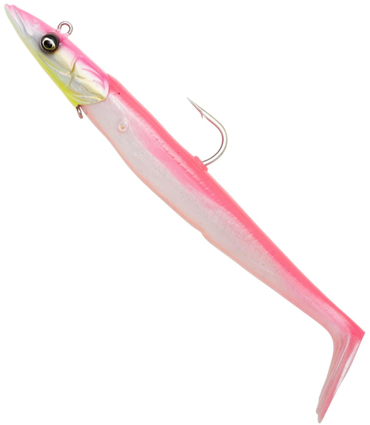 Swimbait SAVAGE GEAR Sandeel V2 Sinking, Pink Pearl Silver, 22g, 12cm, 1+2buc/pac