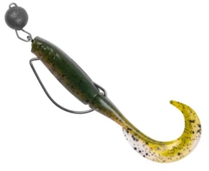 Swimbait ZEBCO Demonic Curly Tails, Natural, 5g, 7.5cm, 1buc/pac