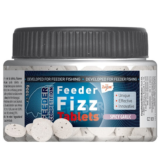 TABLETE CARP ZOOM FEEDER COMPETITION FIZZ 100GR SPICY GARLIC