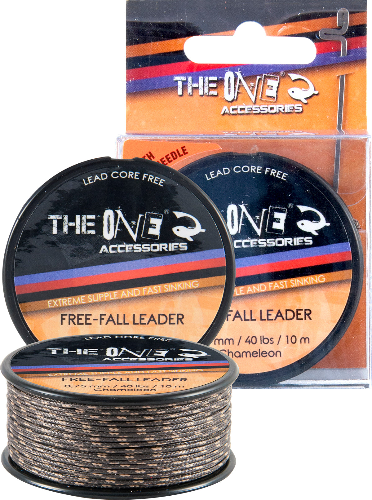 THE ONE FREE FALL LEADER MATERIAL 10m 0.75mm 40lbs Cameleon