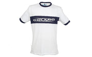 TRICOU COLMIC BUMBAC ALB/ALBASTRU