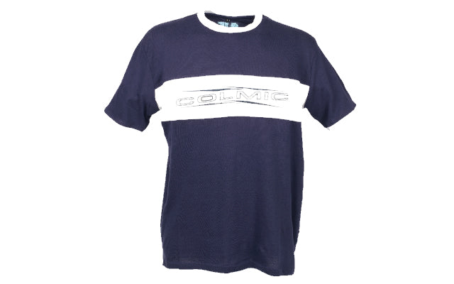 TRICOU COLMIC BUMBAC ALBASTRU/ALB