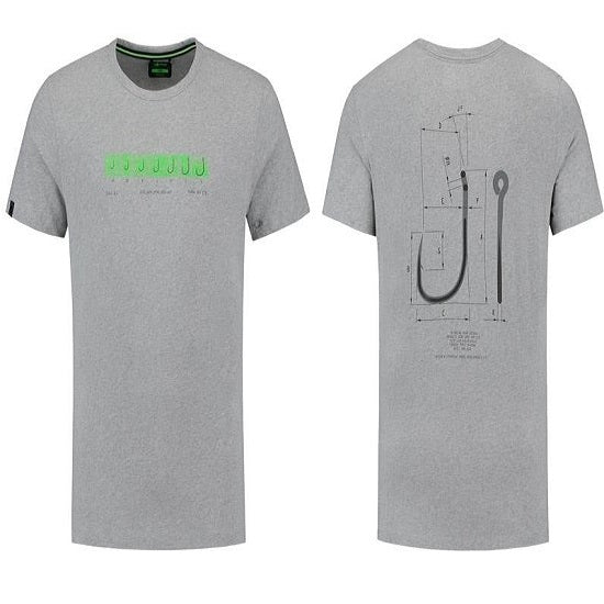 TRICOU CU MANECA SCURTA KORDA HOOK SPEC HEATHER GRI
