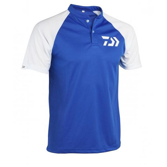 TRICOU DAIWA POLO MAO FAST DRY BLEU/ALB