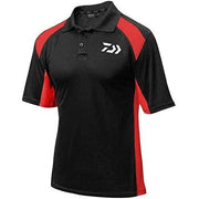 TRICOU DAIWA POLO TOURNAMENT NEGRU ROSU