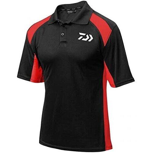 TRICOU DAIWA POLO TOURNAMENT NEGRU ROSU