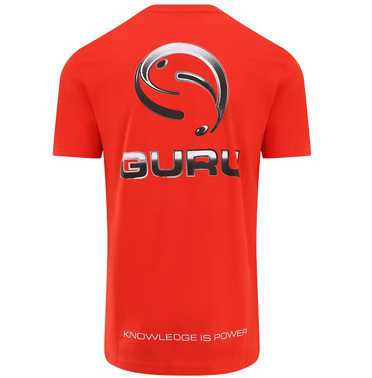 TRICOU GURU SEMI LOGO RED
