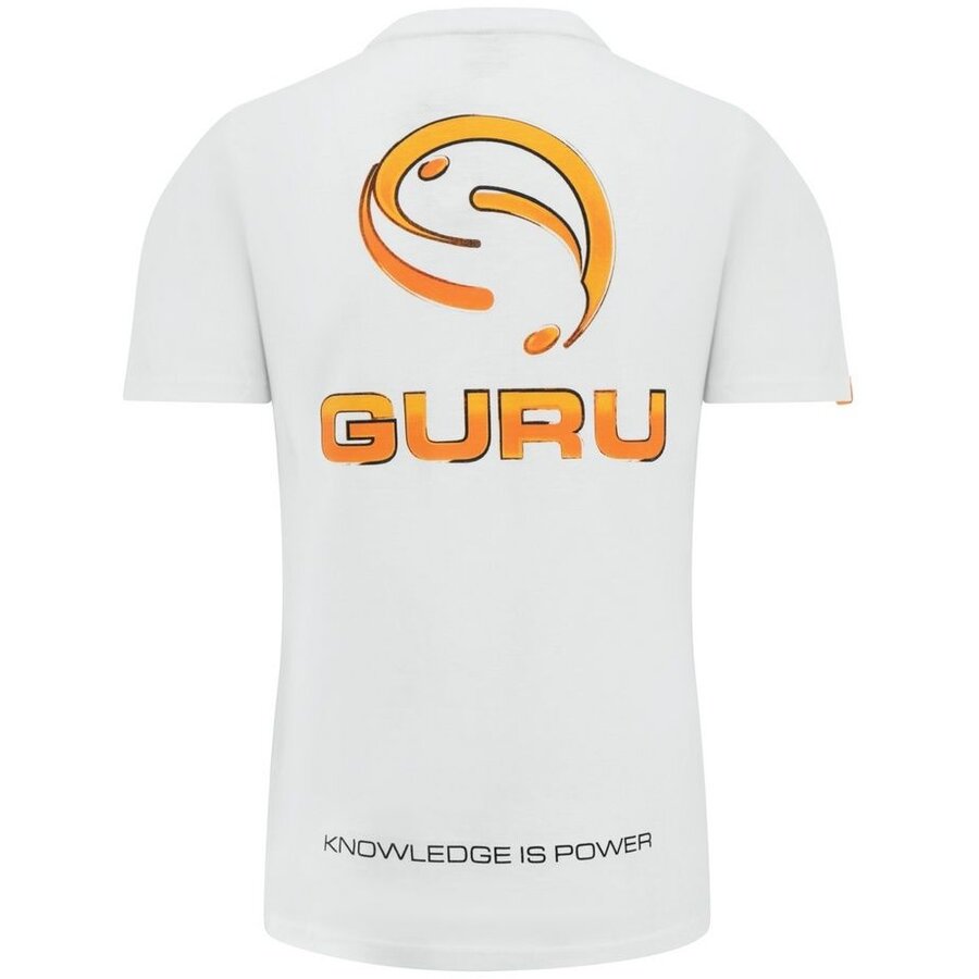 TRICOU GURU SEMI LOGO TEE WHITE
