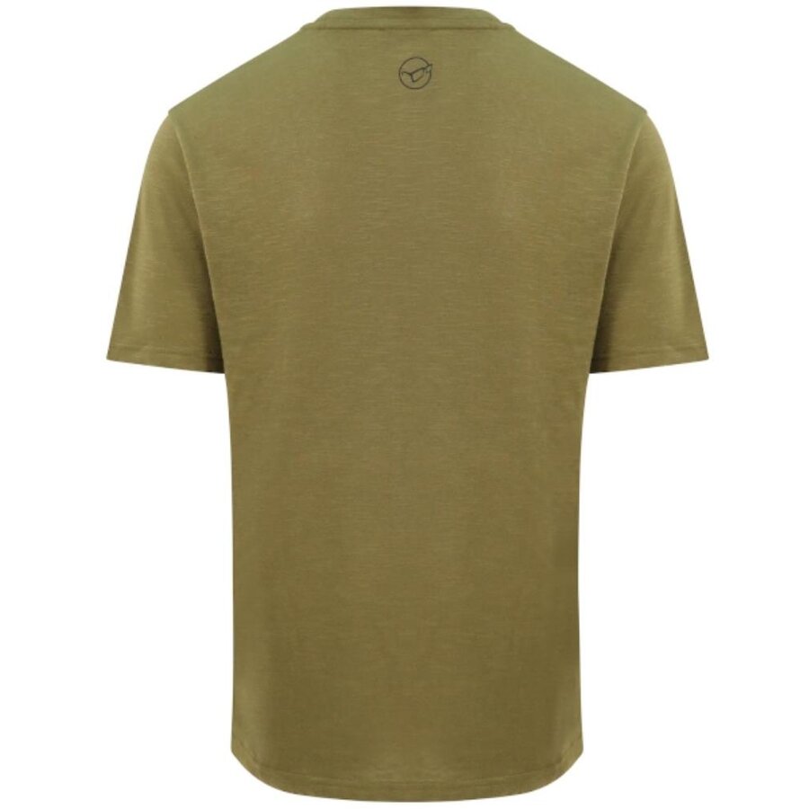 TRICOU KORDA LE DISTRESSED LOGO TEE OLIVE