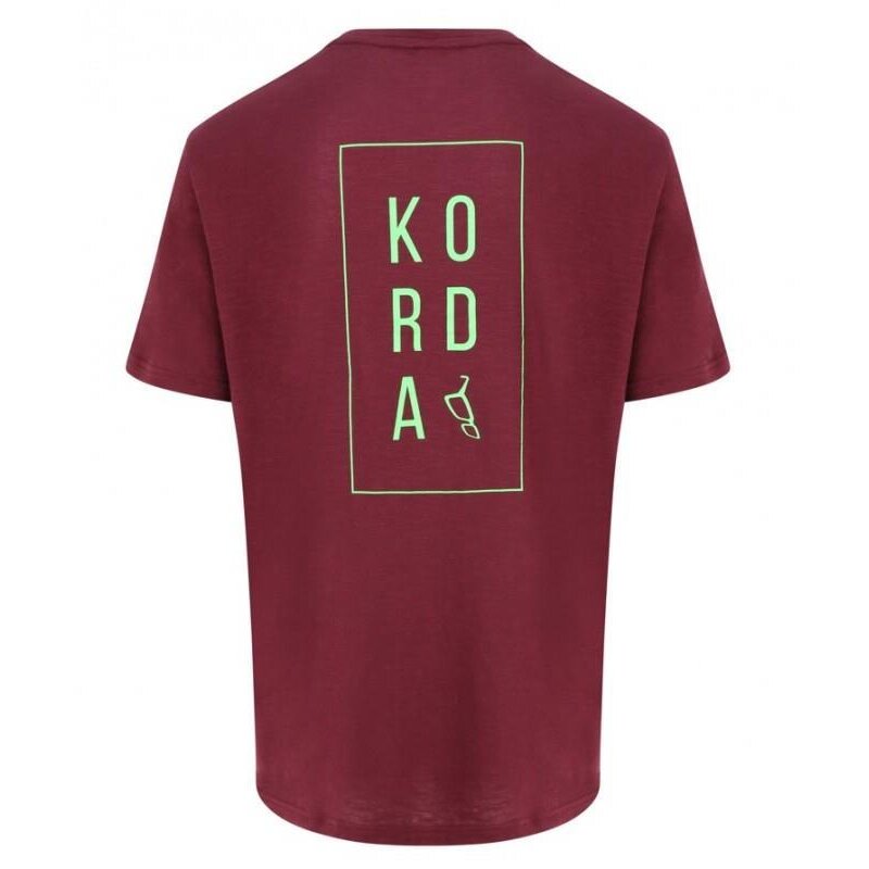 TRICOU KORDA LE LOYAL TEE BURGUNDY MARIME XL
