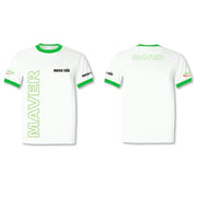 TRICOU MAVER OUTLINE ALB