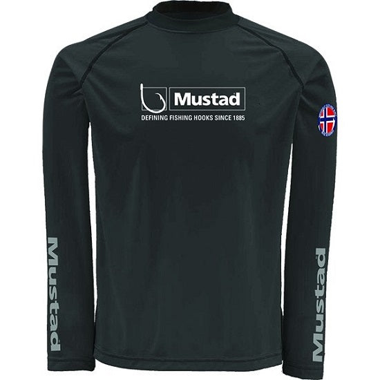 TRICOU MUSTAD MANECA LUNGA ALBASTRU