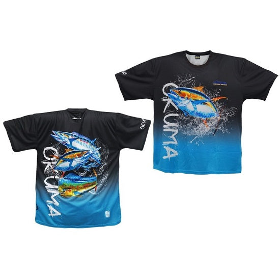 TRICOU OKUMA BLUE BLACK