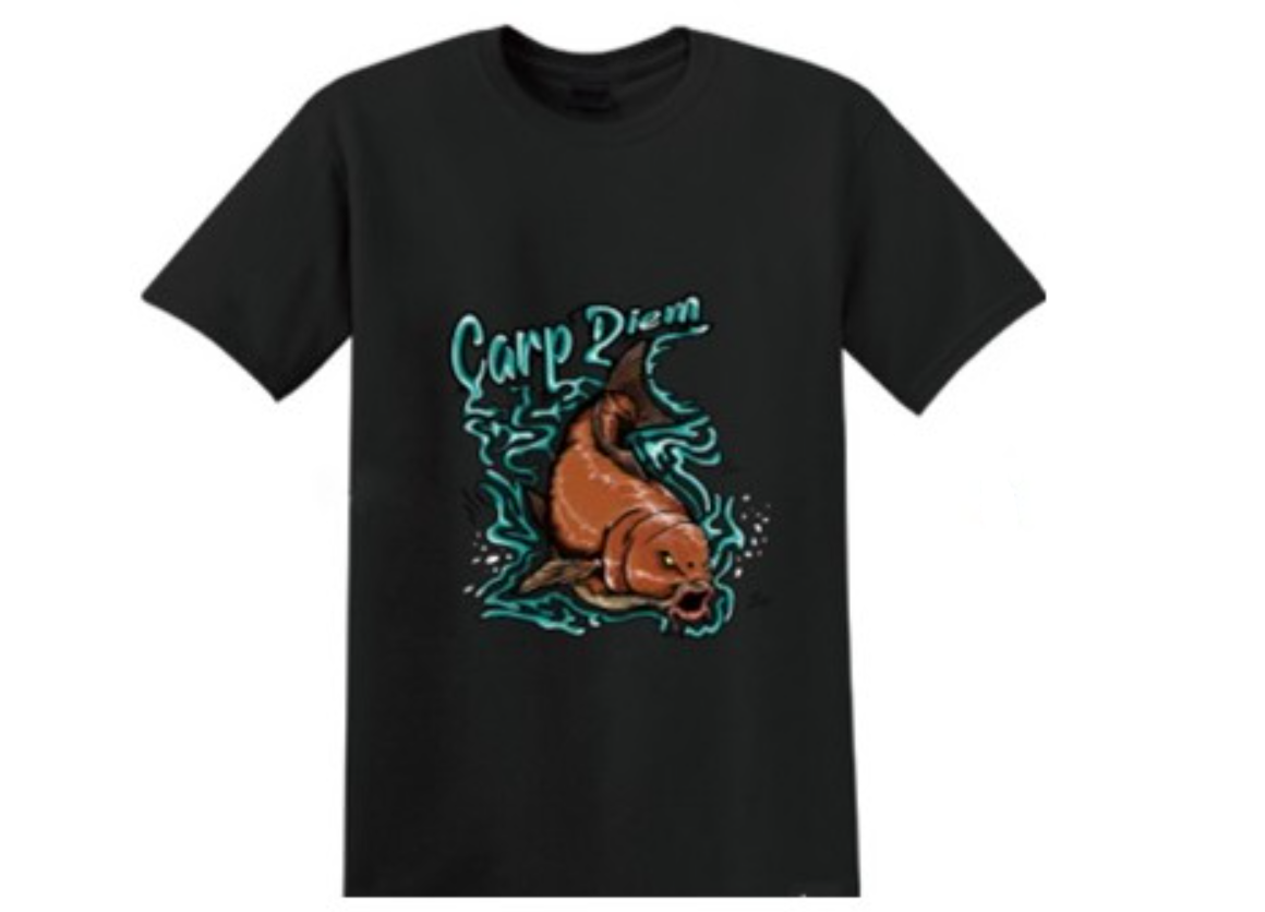 TRICOU OKUMA T-SHIRT CARP DIEM BLACK