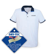 TRICOU POLO COLMIC ALB DRY-TEC