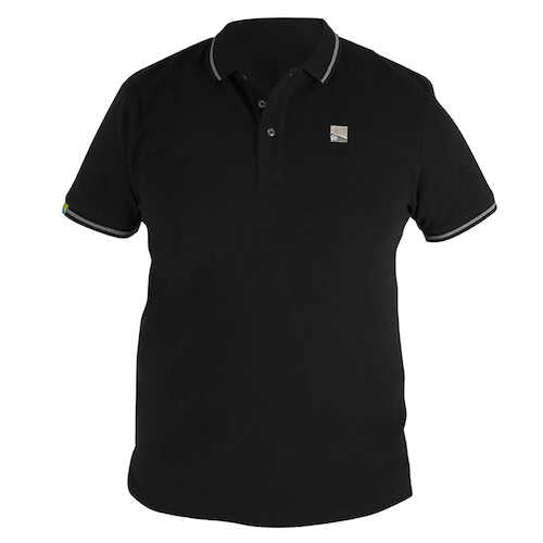 TRICOU PRESTON BLACK POLO