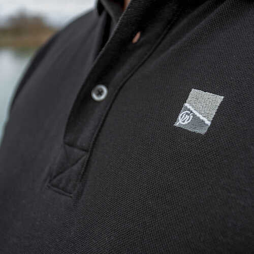 TRICOU PRESTON BLACK POLO