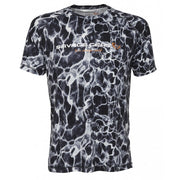 TRICOU SAVAGE GEAR NIGHT UV BLACK WATERPRINT