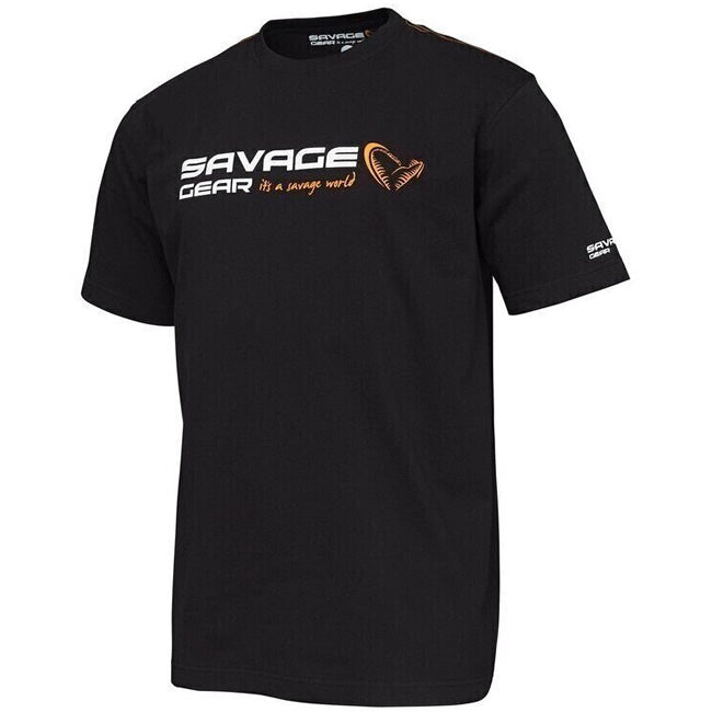 TRICOU SAVAGE GEAR  SIGNATURE LOGO BLACK INK