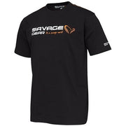 TRICOU SAVAGE GEAR SIGNATURE LOGO BLACK INK