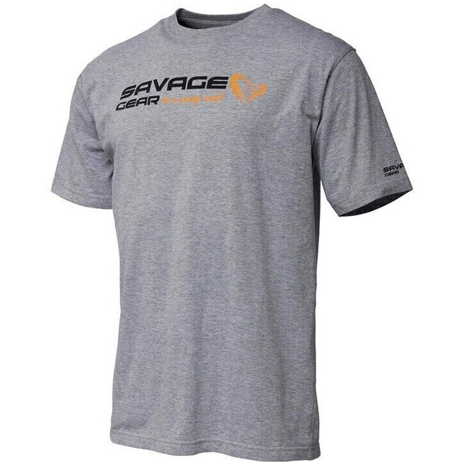 TRICOU SAVAGE GEAR  SIGNATURE LOGO GREY MELANGE