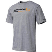 TRICOU SAVAGE GEAR SIGNATURE LOGO GREY MELANGE