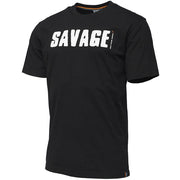 TRICOU SAVAGE SIMPLY BLACK LOGO-TEE