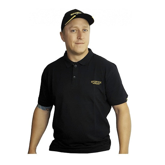 TRICOU Sportex POLO SHIRT SPORTEX CLASSIC BLACK