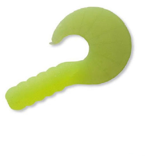 TWISTER CORMORAN JIGTAIL 3,8CM CHARTREUSE 8BUC/PLIC  