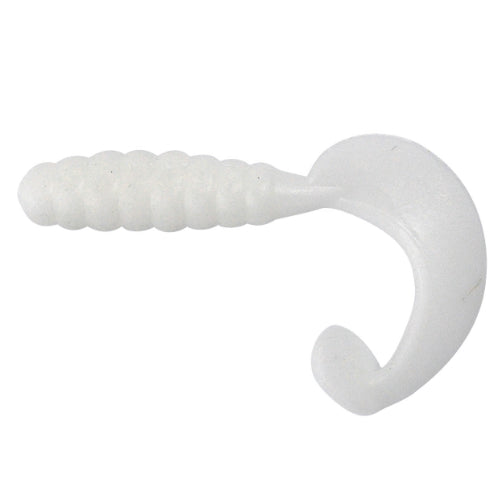 TWISTER SPRO SPIRATAIL 3.5CM ALB 10 BUC PER PLIC