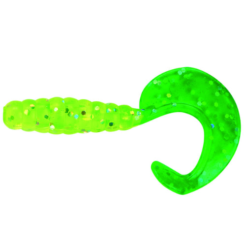 TWISTER SPRO SPIRATAIL 5,5CM YELLOW/CHARTREUSE 10 BUC