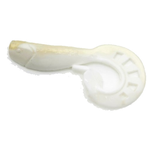 TWISTERE PROFIBLINKER ZANDERTAIL 5CM ALB PERLAT 5 BUC/PLIC