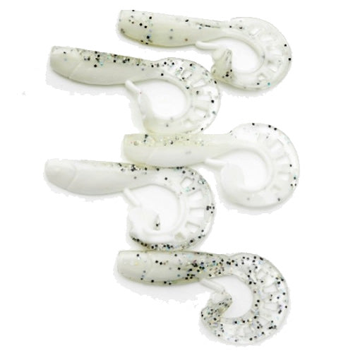 TWISTERE PROFIBLINKER ZANDERTAIL 5CM KRYSTAL WEISS 5 BUC/PLIC