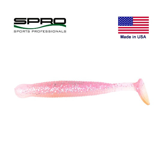 TWISTERE SPRO USA ARROW TAIL 8CM PINK NOISE 10 BUC