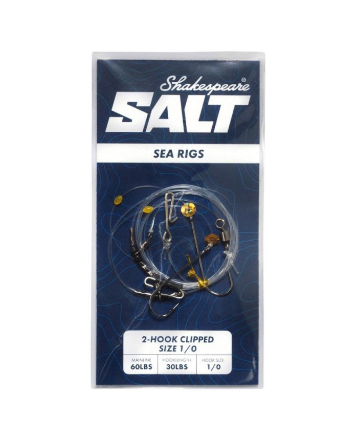 Taparina SHAKESPEARE Salt 2 Hook Clipped Rig, marimea 2, 1buc/pac