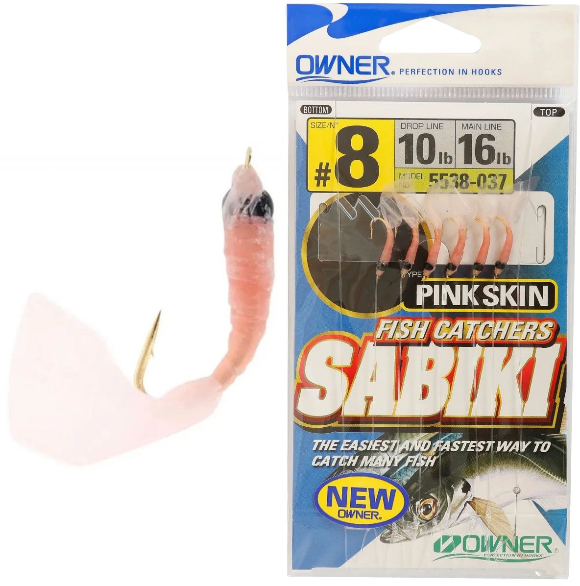 Taparina Sabiki OWNER 5538 Shrimp Skin 6buc