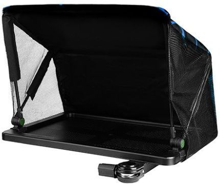 Tava Laterala cu Paravan CUZO Quantum, Black &amp; Blue, 61x40x7cm