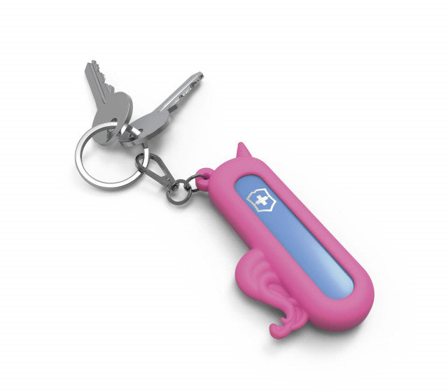 Teaca Silicon Victorinox, tip Breloc pentru Briceag, 5.8cm, 12g, Cherry Blossom - 4.0452