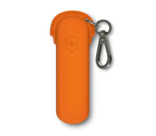 Teaca Silicon Victorinox, tip Breloc pentru Briceag, 5.8cm, 12g, Mango Tango - 4.0451