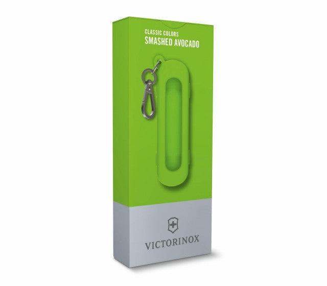 Teaca Silicon Victorinox, tip Breloc pentru Briceag, 5.8cm, 12g, Smashed Avocado