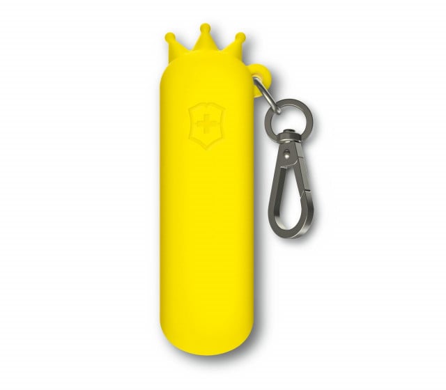 Teaca Silicon Victorinox, tip Breloc pentru Briceag, 5.8cm, 12g, Sunny Side - 4.0450