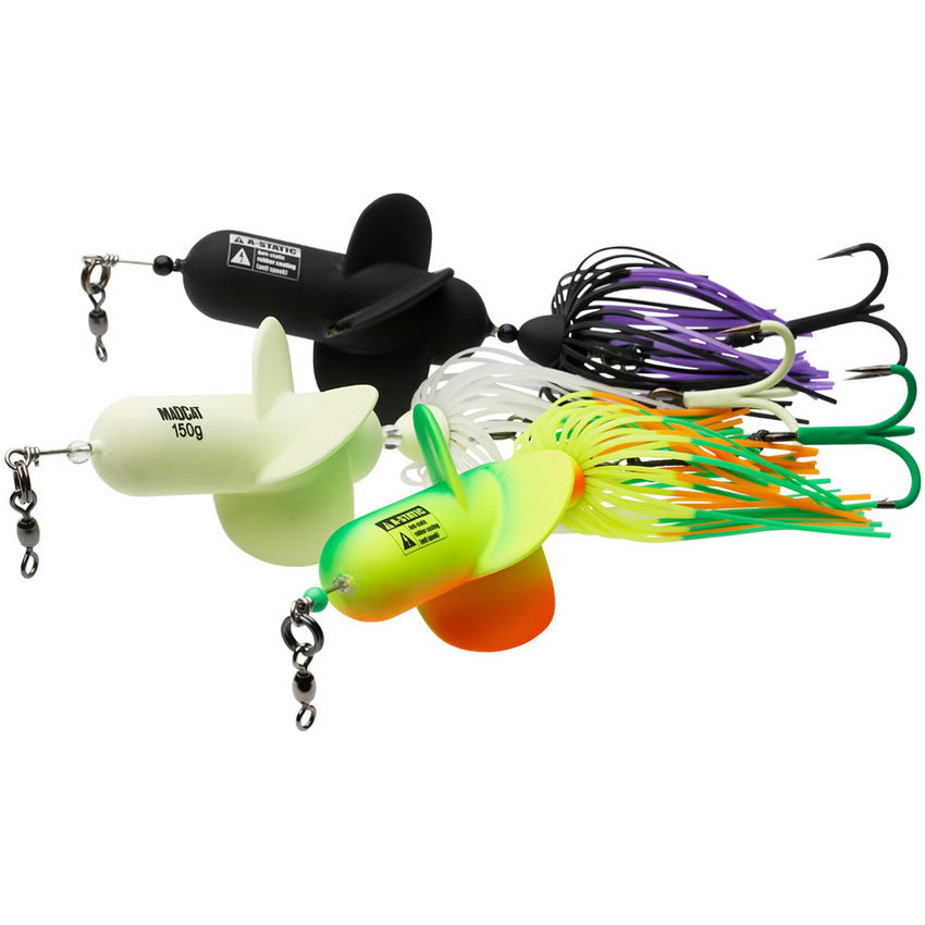 Teaser Somn Madcat A-Static Propeller Nr.3/0, 26cm, 150g, Firetiger UV
