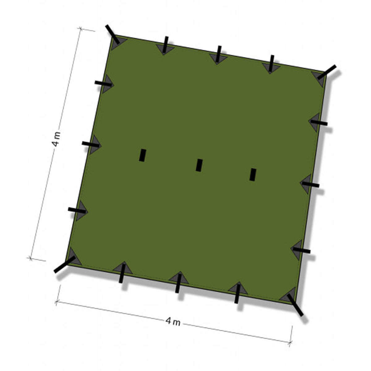 Tenda 4x4 Prelata DD Hammocks Olive Green 