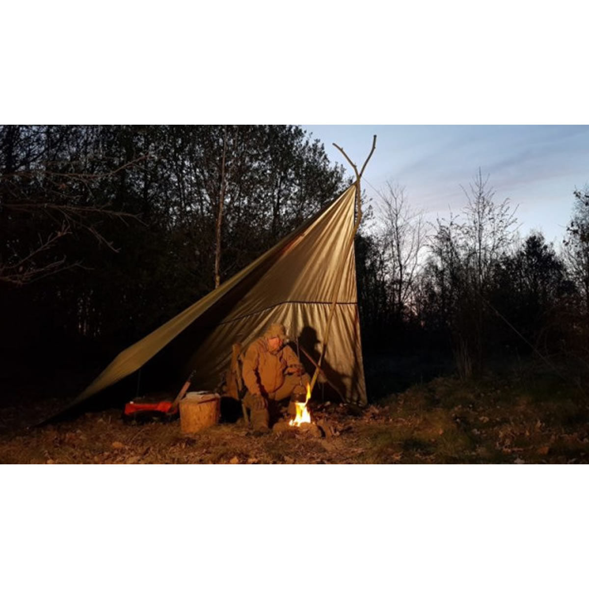 Tenda Bushmen Prelata Thermo Tarp Olive, 4mx3m