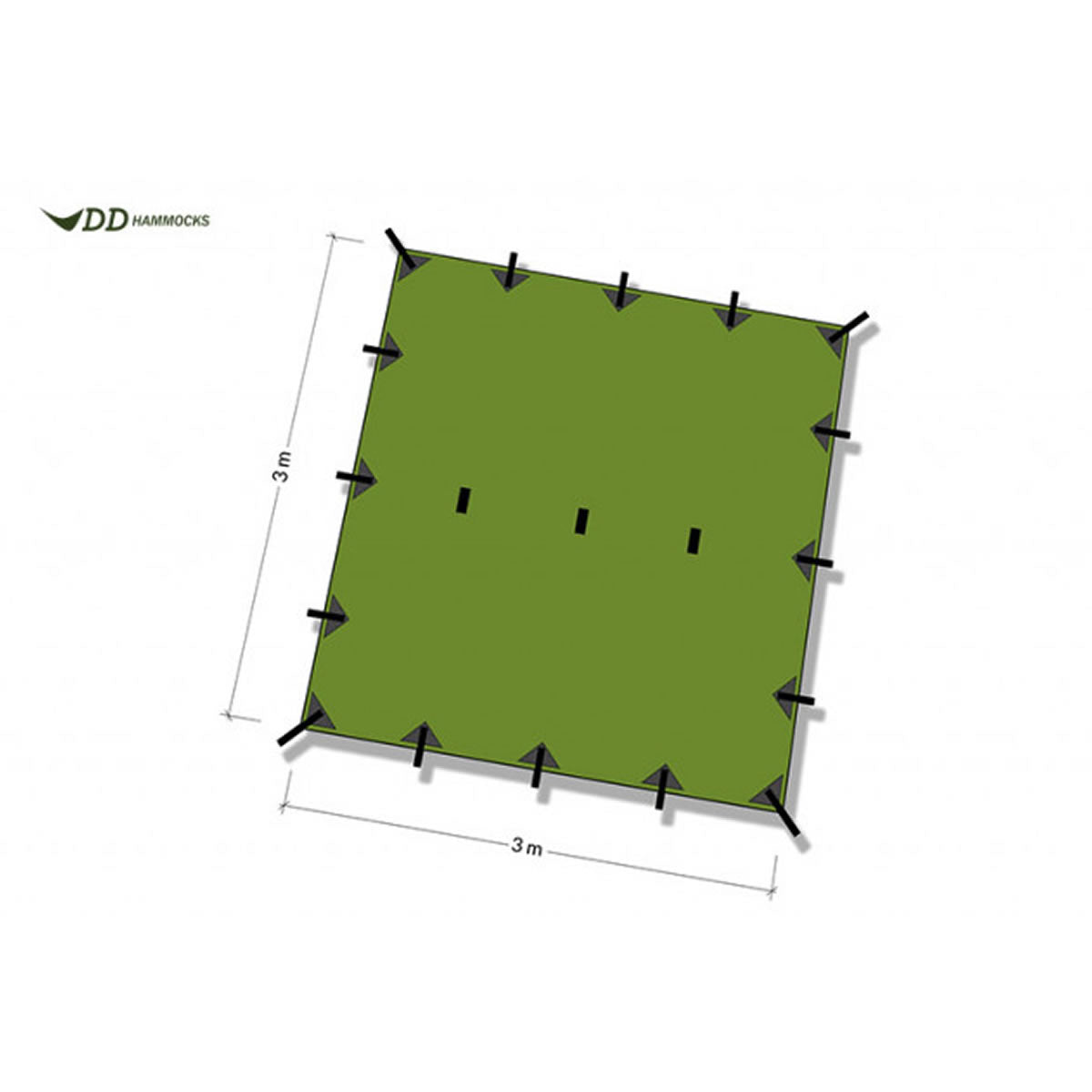 Tenda DD Hammocks Prelata Protectie UV50+, 3mx3m
