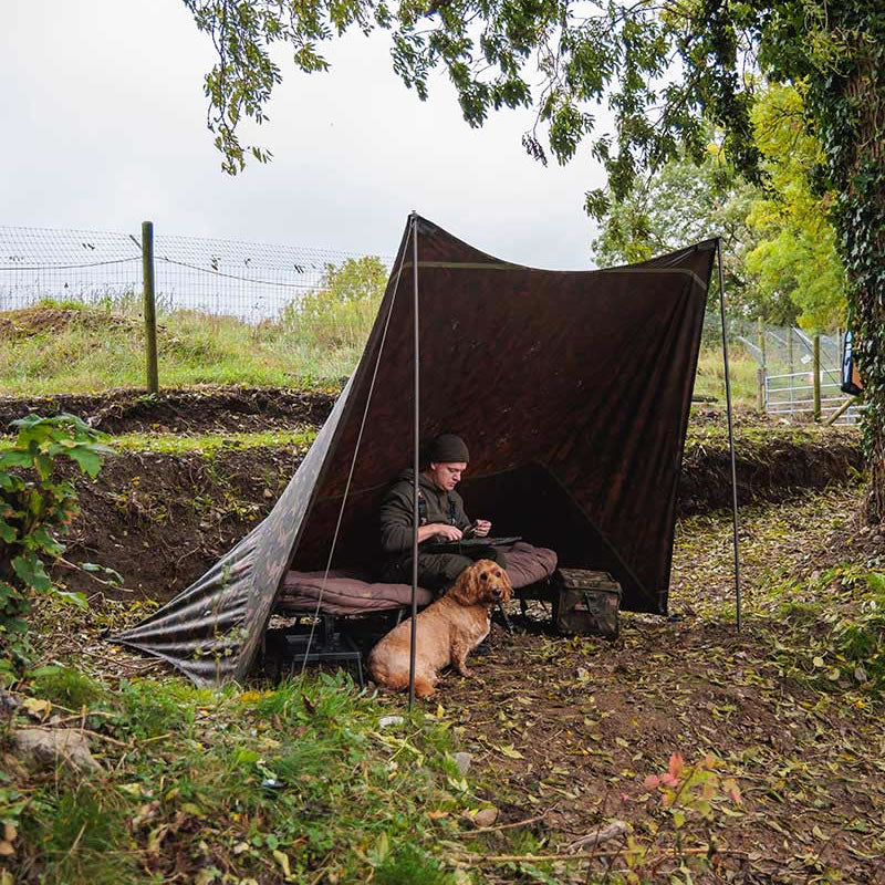Tenda FOX Camolite Tarps, Camo, Large