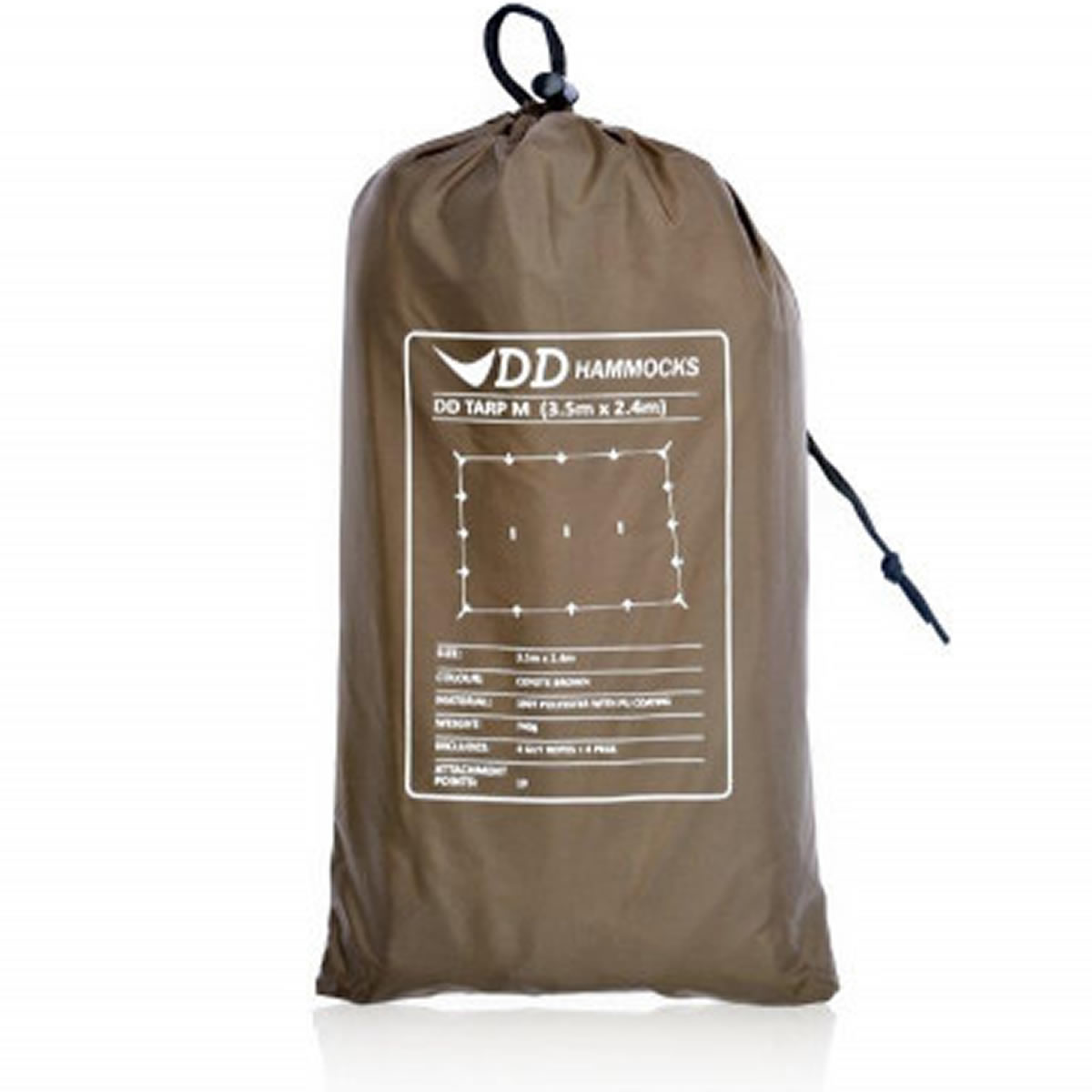Tenda S DD Hammocks Prelata Coyote Brown,  2.8m x 1.5m