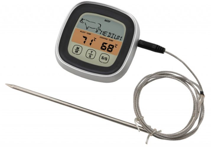 Termometru Cattara Digital Pentru Carne, 7.5x7.5x2.5cm