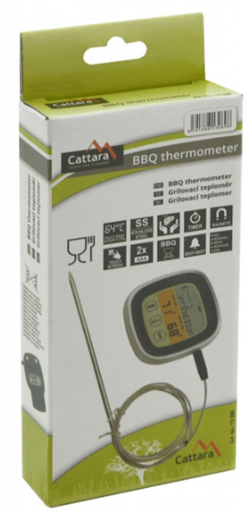 Termometru Cattara Digital Pentru Carne, 7.5x7.5x2.5cm
