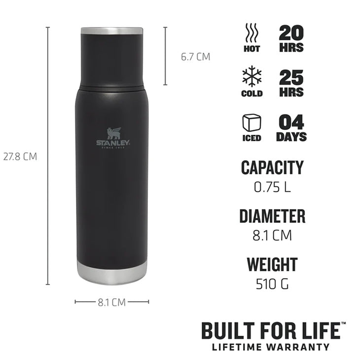 Termos STANLEY The Adventure To-Go Bottle 0.75L / 25oz, Black